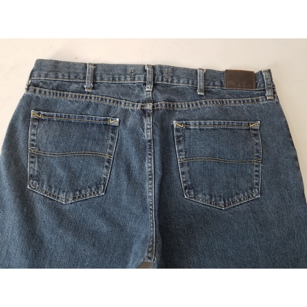 Lee Dungarees Straight Fit Men's Size W38 X L34 Quartz Denim Blue Jeans Cotton - Picture 11 of 12